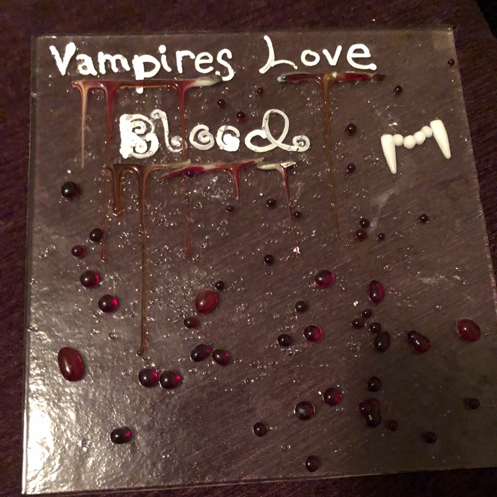Vampire Glass wall hanging